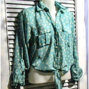 Takara Sm Tie Front Blouse